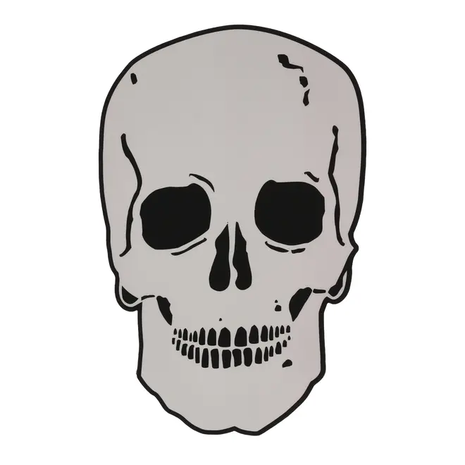 MOUSE PAD CAVEIRA - PRETO/ OFFWHITE - Foto 1