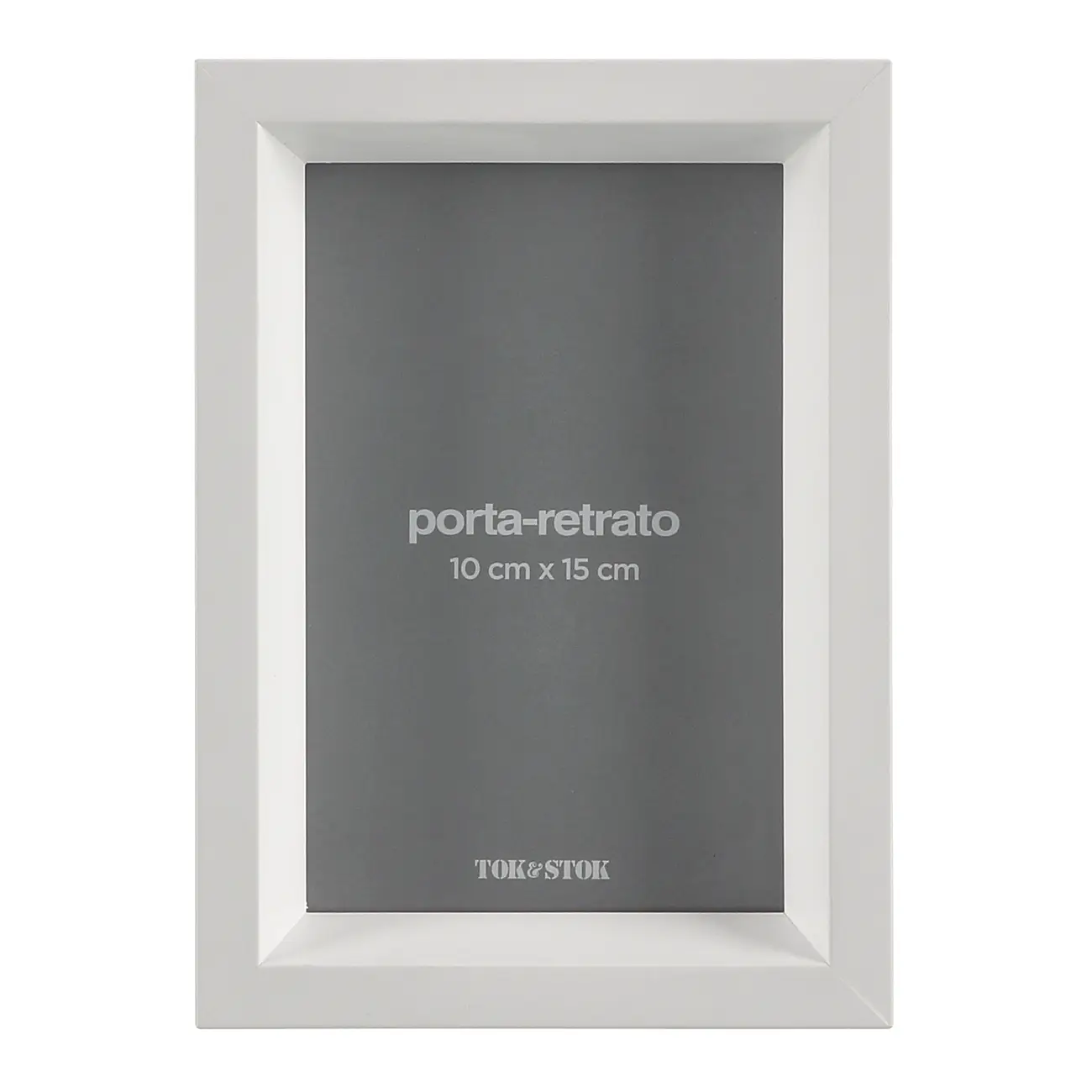 PORTA-RETRATO 10 CM X 15 CM FOCCUS - BRANCO - Foto 1