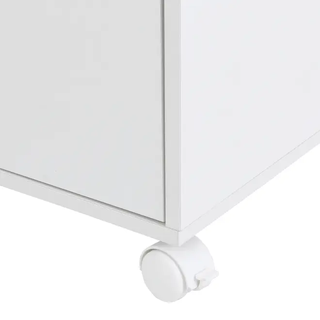 CARRINHO 2 PORTAS 55 CM X 42 CM PRÁTICA - BRANCO - Foto 11