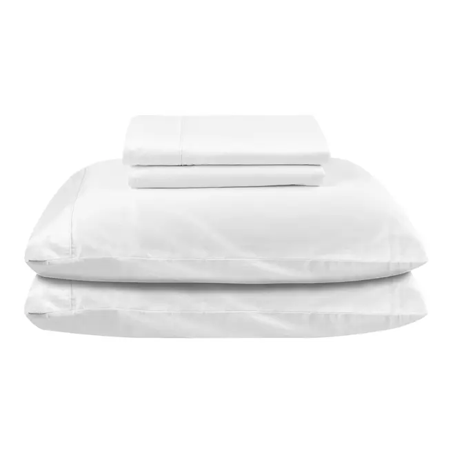 JOGO DE CAMA 4 PEÇAS CASAL HIGH-SATIN - BRANCO - Foto 1