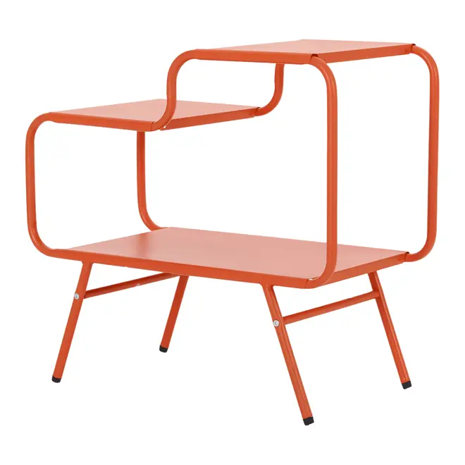 MESA LATERAL 60 CM X 30 CM SERPENTINE - LARANJA LED - Foto 6