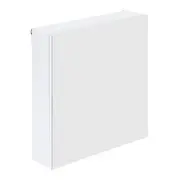 ARMÁRIO DE BANHEIRO COM ESPELHO 1 PORTA 60 CM X 62 CM LINED UP - BRANCO/PRATA - Foto 2