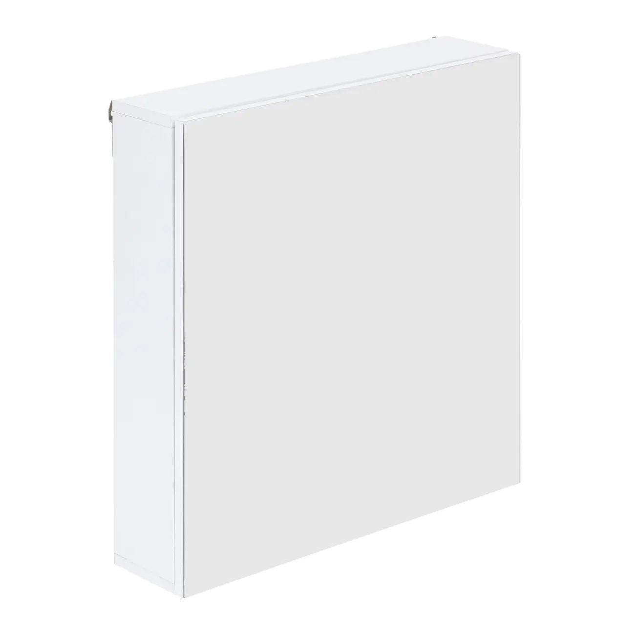 ARMÁRIO DE BANHEIRO COM ESPELHO 1 PORTA 60 CM X 62 CM LINED UP - BRANCO/PRATA - Foto 2