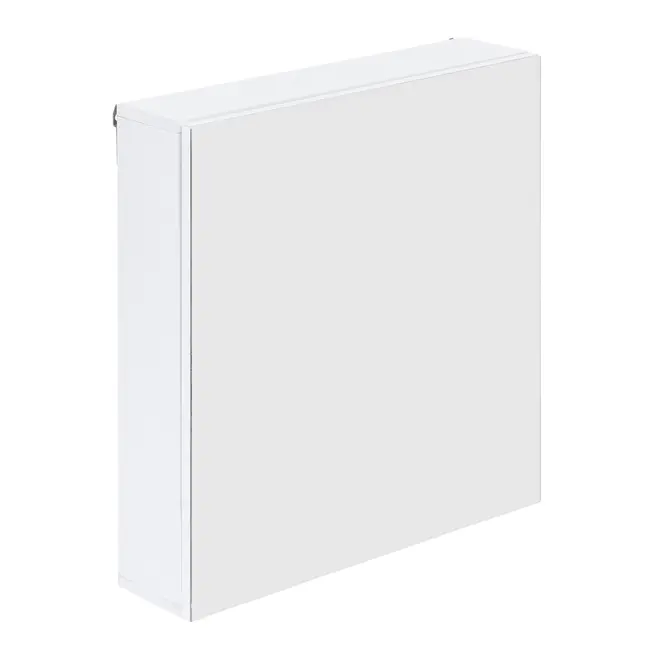 ARMÁRIO DE BANHEIRO COM ESPELHO 1 PORTA 60 CM X 62 CM LINED UP - BRANCO/PRATA - Foto 2