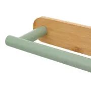 PORTA-TOALHA 23 CM BAMBUMIX - SÁLVIA/BAMBU - Foto 8