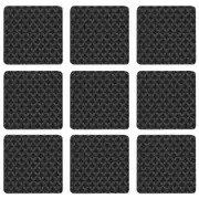 PROTETOR ANTIDESLIZANTE QUADRADO GRANDE 3 CM X 3 CM COM 9 3M - PRETO - Foto 1