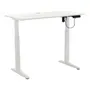 MESA REGULÁVEL ELÉTRICA 1,20 M X 60 CM ERGO - BRANCO/BRANCO - Foto 5