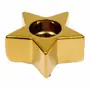 SUPORTE VELA ESTRELA 4 CM FINE FESTIVITY - OURO - Foto 5