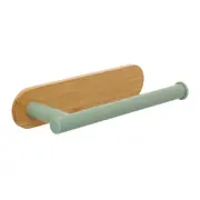 PORTA-TOALHA 23 CM BAMBUMIX - SÁLVIA/BAMBU - Foto 4