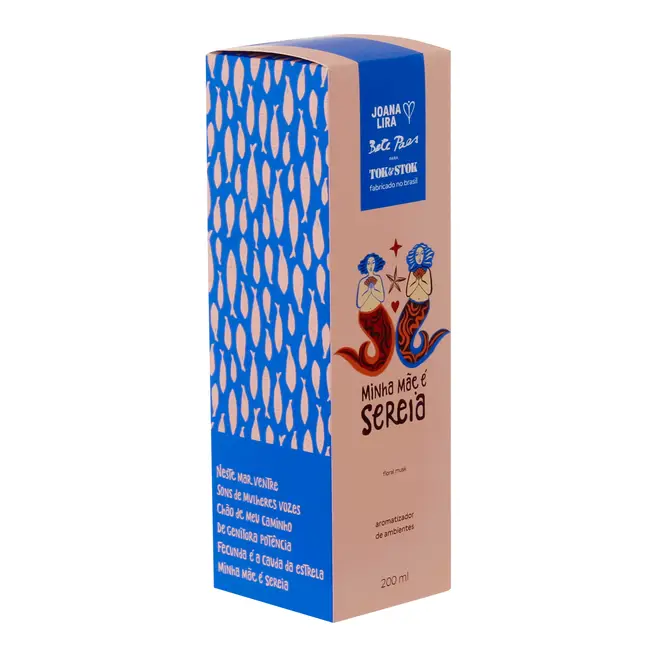 AROMATIZADOR FLORAL MUSK 200 ML MINHA MÃE É SEREIA - ROSA CLARO/AZUL HISTÓRICO - Foto 5