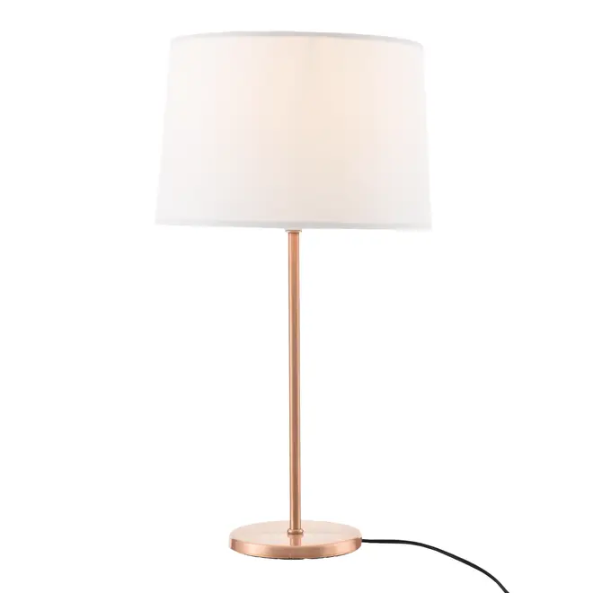 LUMINÁRIA MESA LUMI-ROUND C/CUP K - COBRE/BRANCO - Foto 2