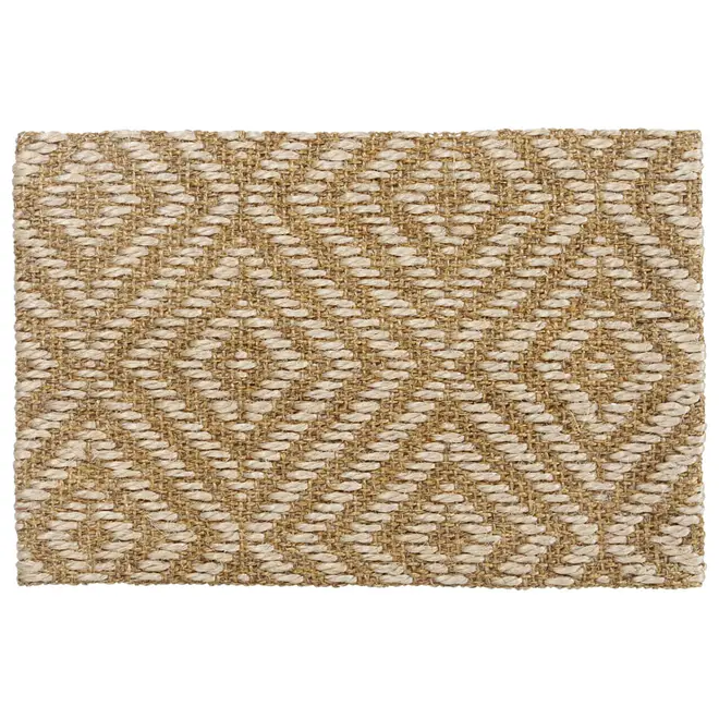 CAPACHO 40 CM X 60 CM RAUTE - FIBRA CLARA - Foto 1