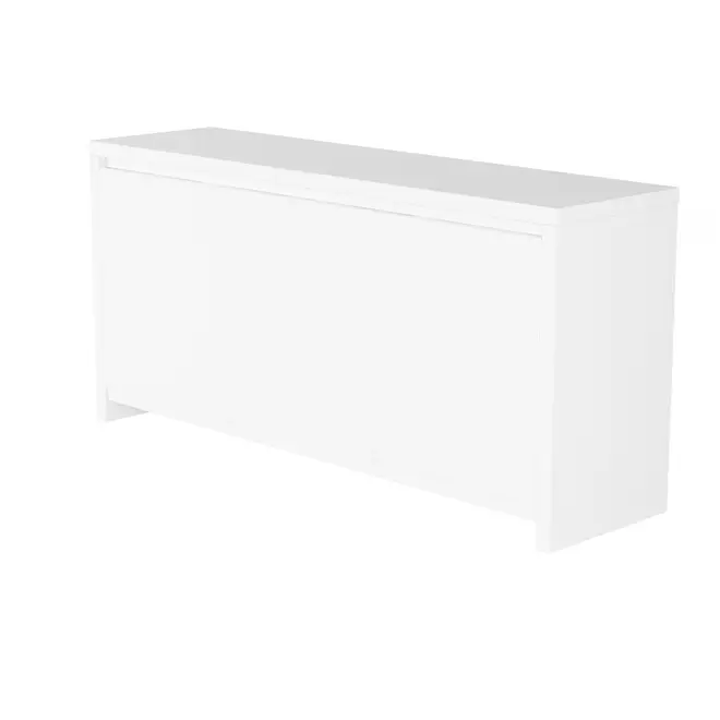 BUFFET 3 PORTAS 1,68 M X 45 CM VOGAN - BRANCO BRILHANTE - Foto 2