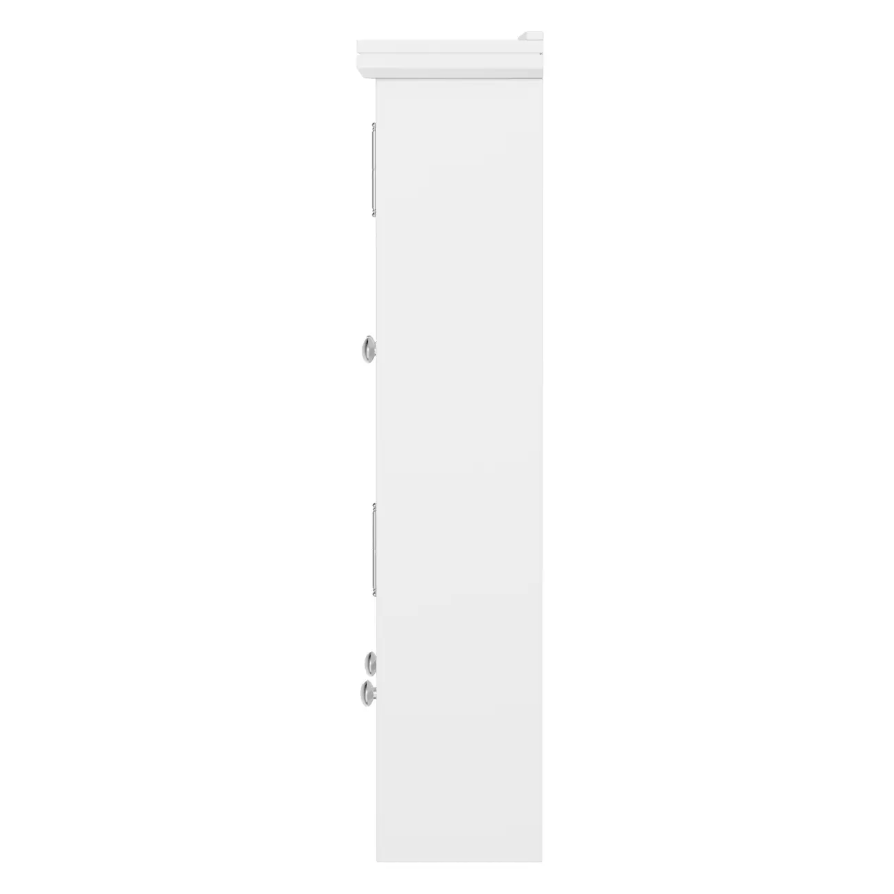 NICHO 2 PORTAS 2 GAVETAS 72 CM X 52 CM X 16 CM WAYNE - BRANCO/INCOLOR - Foto 3