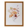 QUADRO 32 CM X 42 CM BROWN FLOWERS I - AMÊNDOA/MULTICOR - Foto 1