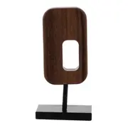 ADORNO MESA 30 CM IPANEMA - NOZES/PRETO - Foto 5