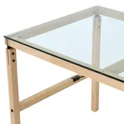 MESA 1,30 M X 75 CM PONTES - OAK FEEL/GRAFITE SATIN - Foto 6