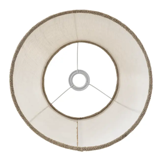 CÚPULA Z LUZ 25 CM X 23 CM 36 CM - JUTA RÚSTICA - Foto 3
