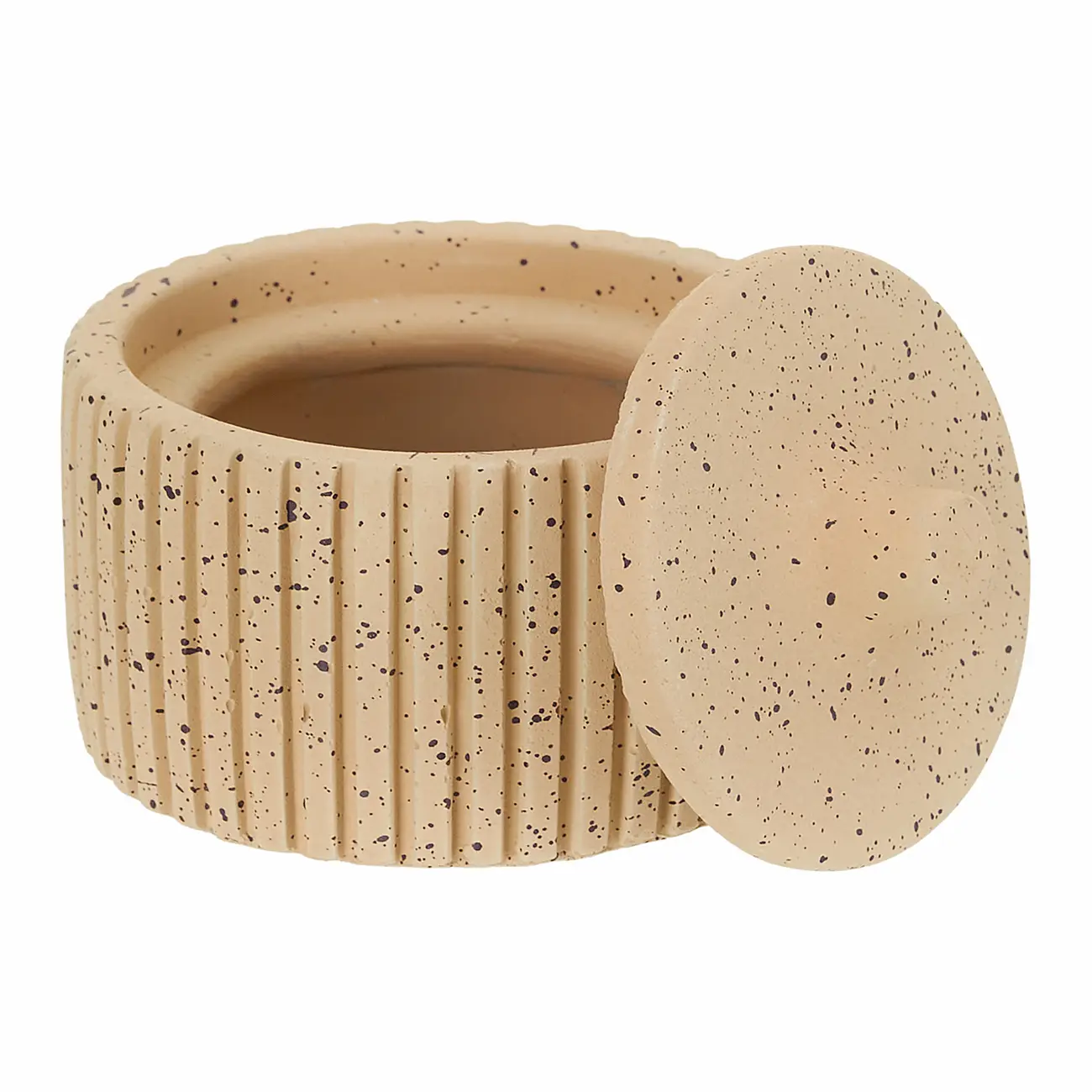 CAIXA DECORATIVA 11 CM X 11 CM X 8 CM HAZINA - BEGE - Foto 3