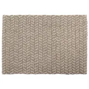 CAPACHO 40 CM X 60 CM CORURIPE - FIBRA CLARA/ CINZA - Foto 1