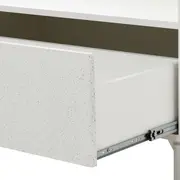 ARMÁRIO DE BANHEIRO 1 GAVETA 80 CM X 40 CM SLEEK - BRANCO/GRANILITE - Foto 8