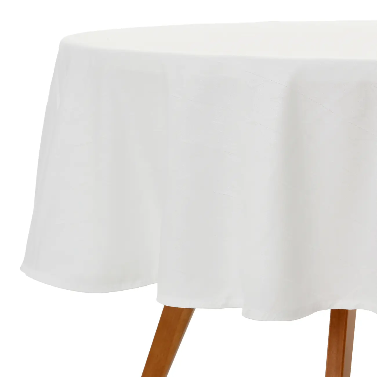 TOALHA DE MESA REDONDA 1,78 M HOSTESS - BRANCO - Foto 4