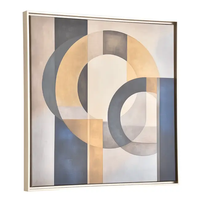 50 CM X 50 CM CYCLIC I - DOURADO/GALAXY BLUE - Foto 2