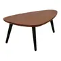 MESA DE CENTRO 84 CM X 60 CM CINAMO - NOZES/PRETO - Foto 4
