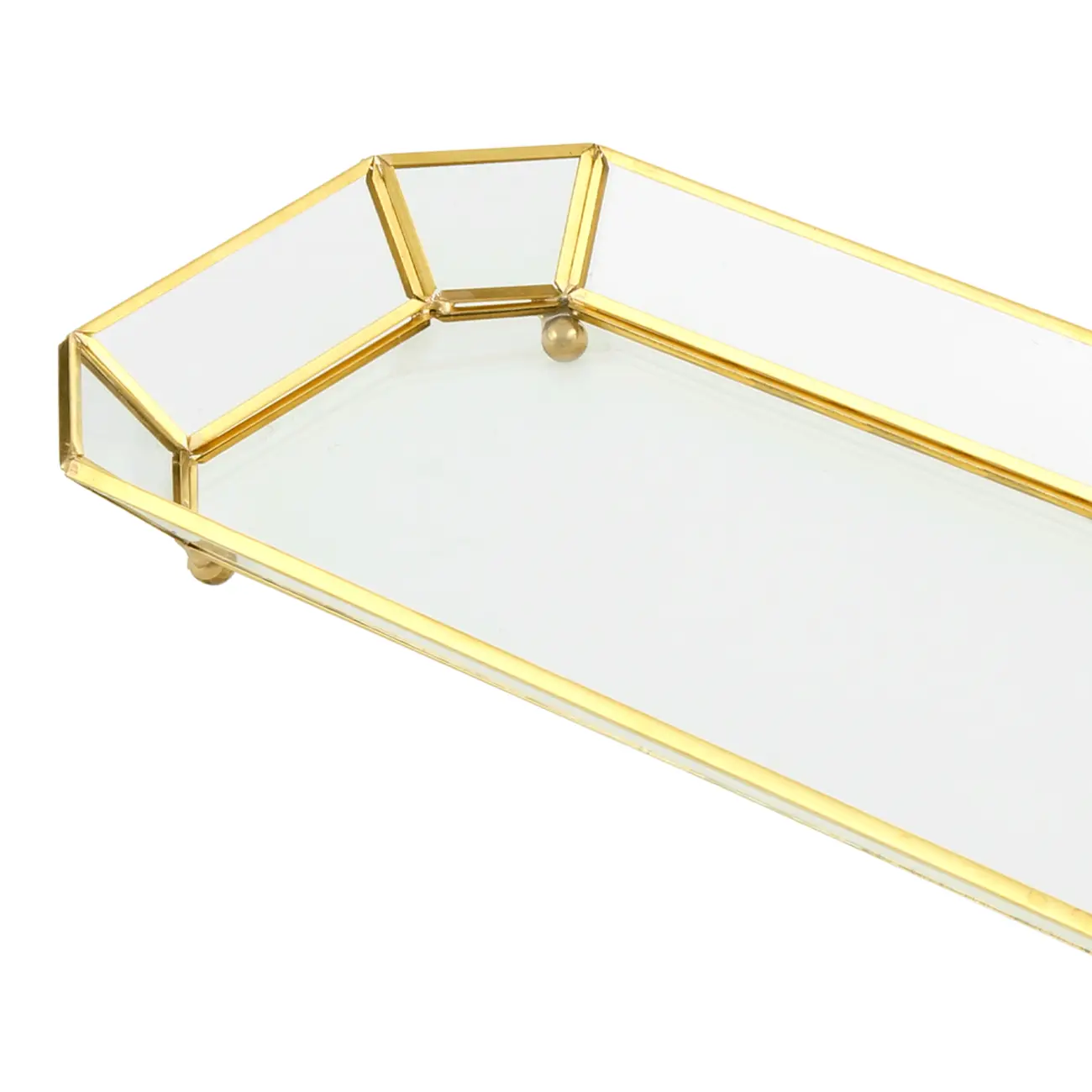 BANDEJA 31 CM X 13 CM NATAL ASTRAL - OURO/INCOLOR - Foto 5
