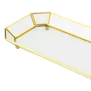 BANDEJA 31 CM X 13 CM NATAL ASTRAL - OURO/INCOLOR - Foto 5