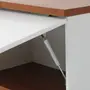 ARMÁRIO DE COZINHA AÉREO 1,20 M 1 PORTA BASCULANTE POAH - BRANCO/NOZES - Foto 8