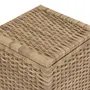 CESTO PARA ROUPA COM RODINHAS 35 CM X 35 CM X 57 CM ENREDO - BEGE - Foto 6