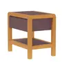 MESA DE CABECEIRA 1 GAVETA KANT - RUBY MOCHA/AMÊNDOA - Foto 12