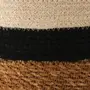 CESTO COM ALÇA 22 CM X 25 CM X 25 CM MOKKA - FIBRA CLARA/PRETO - Foto 7