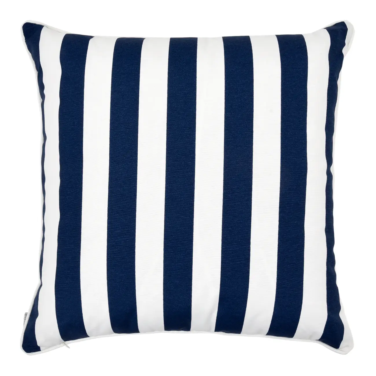 ALMOFADA 45 CM X 45 CM BLUESTRIPE RECORTES - BRANCO/AZUL ESCURO - Foto 2