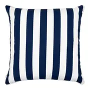 ALMOFADA 45 CM X 45 CM BLUESTRIPE RECORTES - BRANCO/AZUL ESCURO - Foto 2