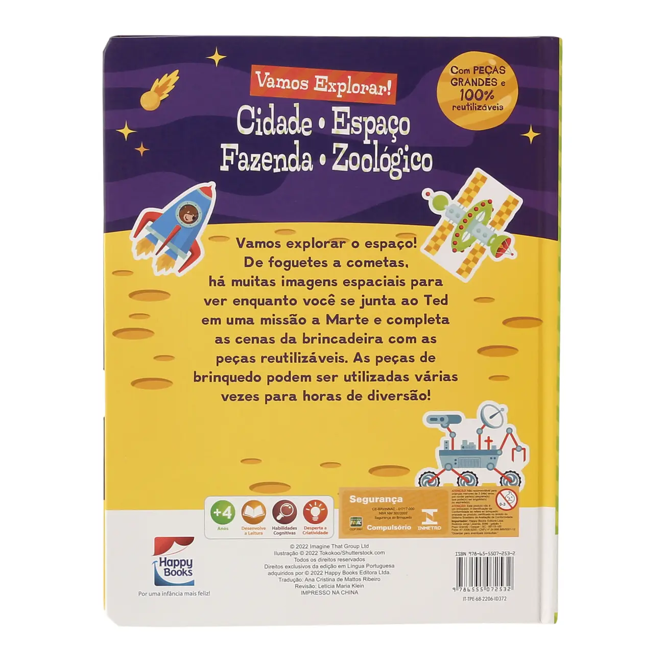 VAMOS EXPLORAR! ESPAÇO LIVRO INFANTIL - MULTICOR - Foto 4