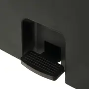 LIXEIRA DUPLA COM PEDAL 30 L TRIUM - PRETO/CINZA - Foto 9