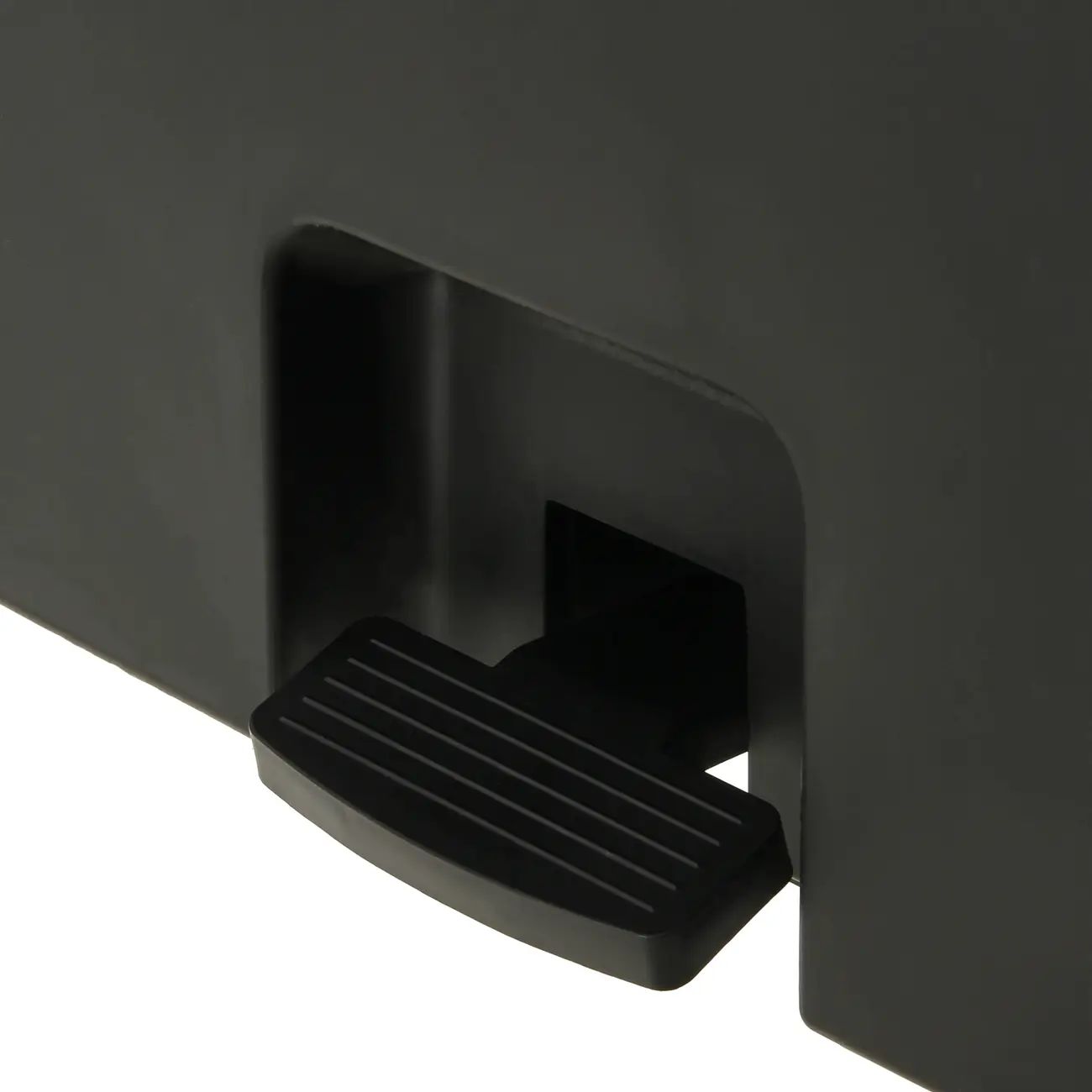 LIXEIRA DUPLA COM PEDAL 30 L TRIUM - PRETO/CINZA - Foto 9