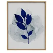 INTENSE BLUE II QUADRO 51 CM X 41 CM - AZUL/NOZES - Foto 14