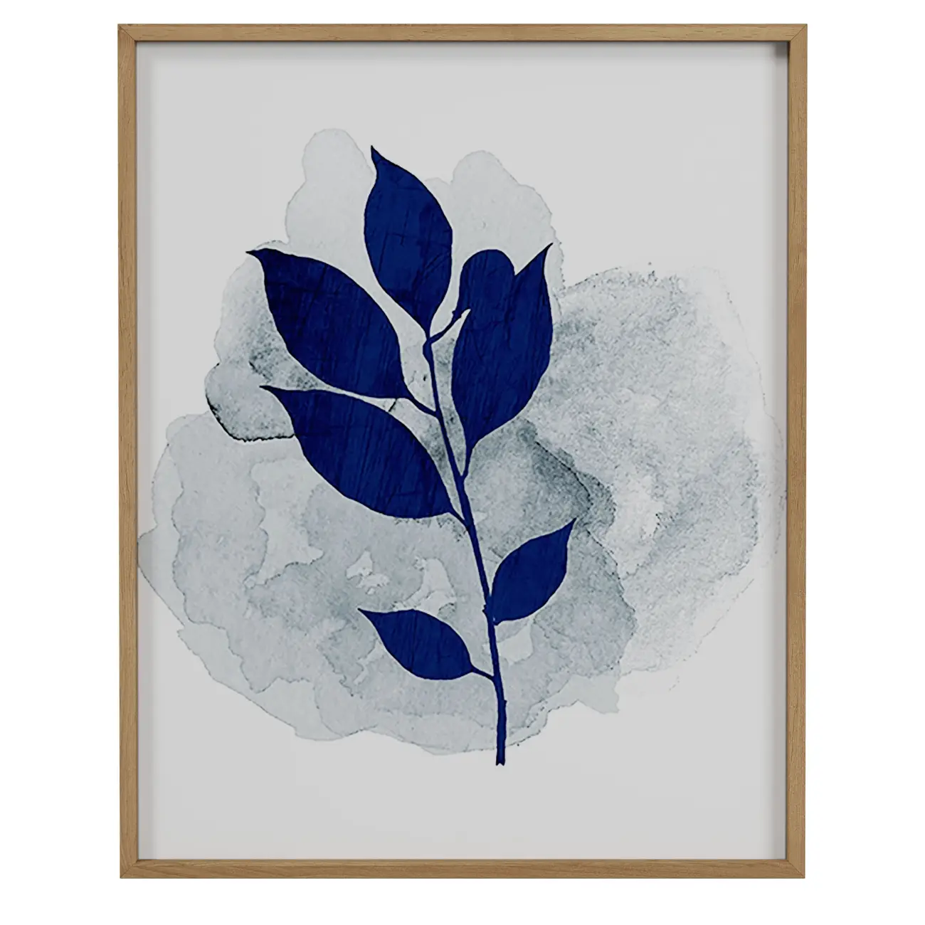 INTENSE BLUE II QUADRO 51 CM X 41 CM - AZUL/NOZES - Foto 14