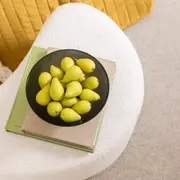 CENTRO DE MESA 25 CM BALDER - PRETO/OURO - Foto 5