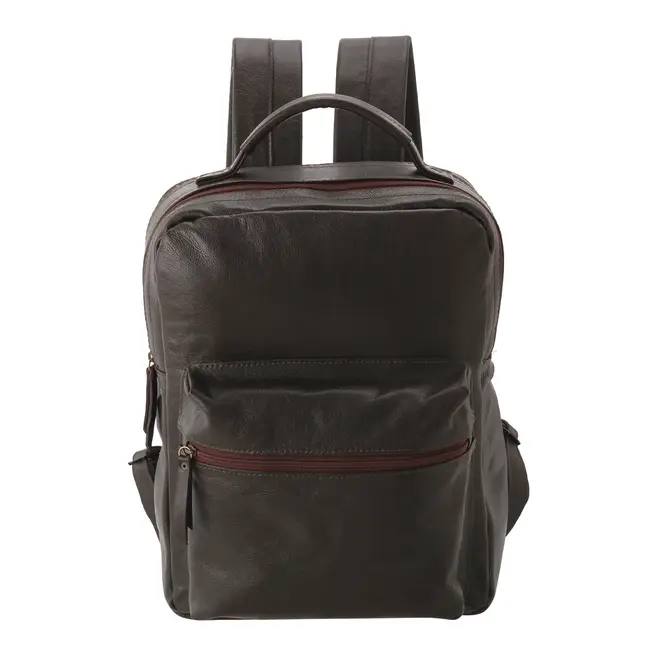 MOCHILA ON THE GO - COURO MARROM DE LEI - Foto 2