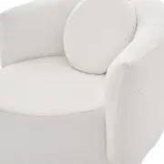 POLTRONA HAGNA - BOUCLÉ BRANCO - Foto 6
