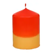 VELA PILAR 10 CM X 7 CM VIBES - LARANJA LED/SORBET DE MANGA - Foto 2