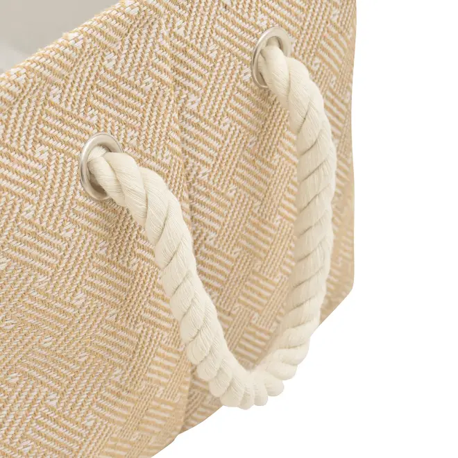 CESTO 25 CM X 30 CM X 40 CM TRAIRI - NATURAL/OFF WHITE - Foto 5