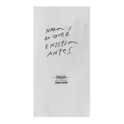 GUARDANAPO PACOTE COM 20 PEÇAS 39 CM X 39 CM MANUSCRITO - BRANCO/PRETO - Foto 3