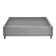 BASE PARA CAMA BOX DE CASAL 1,38 M X 1,88 M NEST - CINZA - Foto 3