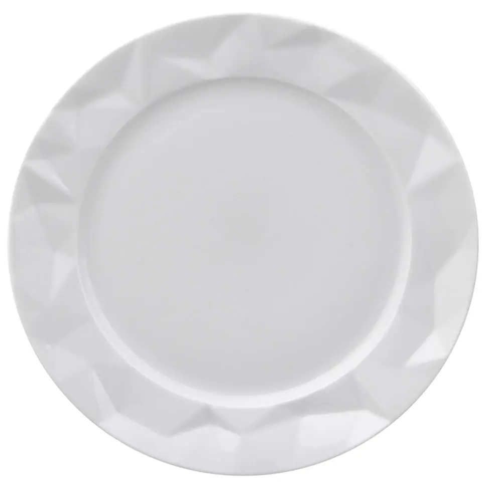 APARELHO DE JANTAR 20 PEÇAS FRACTAL - BRANCO - Foto 6