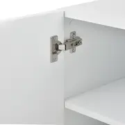 RACK 2 PORTAS/1 GAVETA 1,80 M X 40 CM ROOM - BRANCO - Foto 9